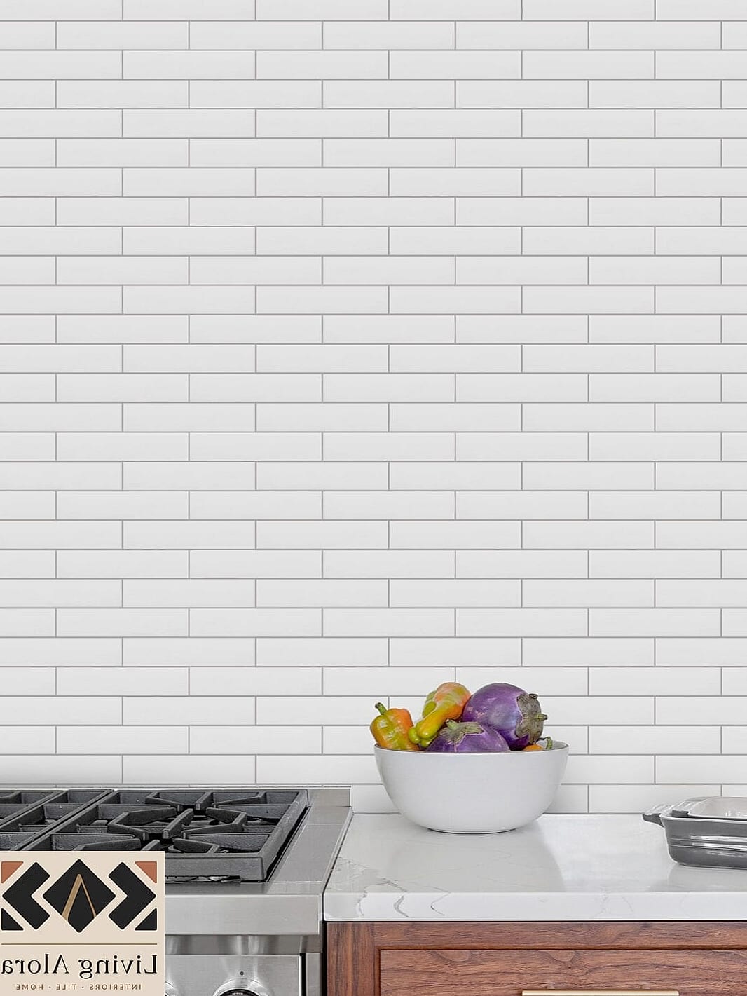 30 Modern White Backsplash Ideas You'll Want to Save Right Now 21 Matte White Subway Tile