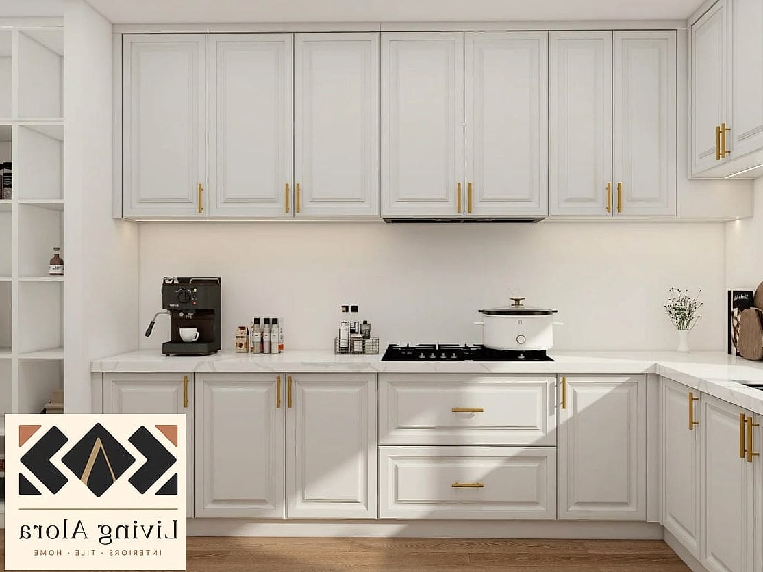 23 Matte White Kitchen Ideas That Are Absolutely Worth It 2 Matte White Shaker Cabinets