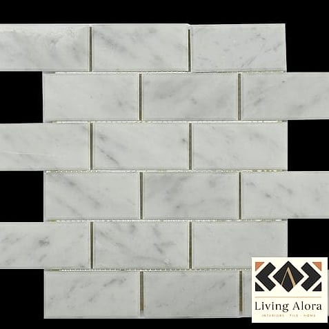 Mini Brick Mosaic in Vertical Layout