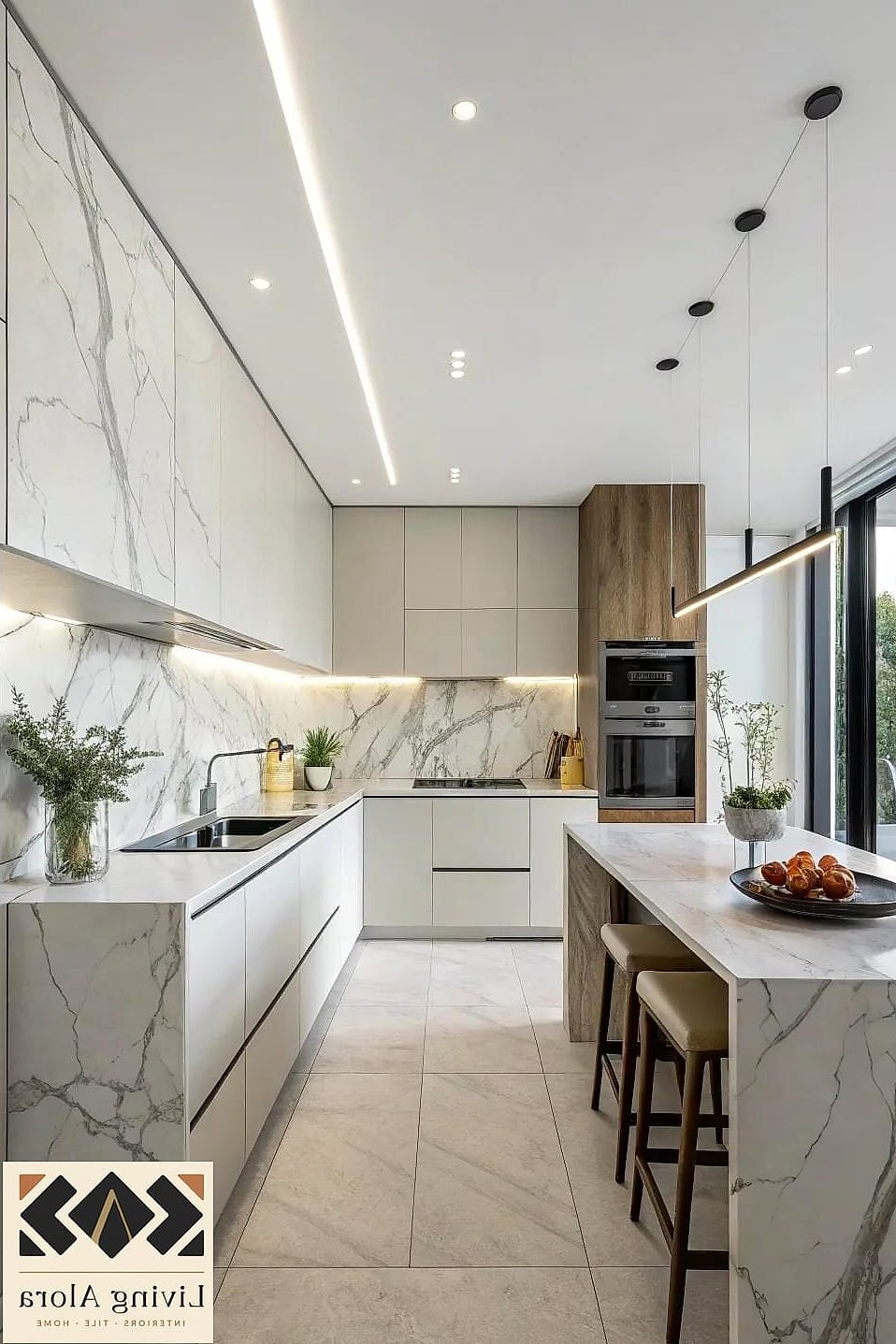 Minimalist Matte Tile in Warm Neutrals