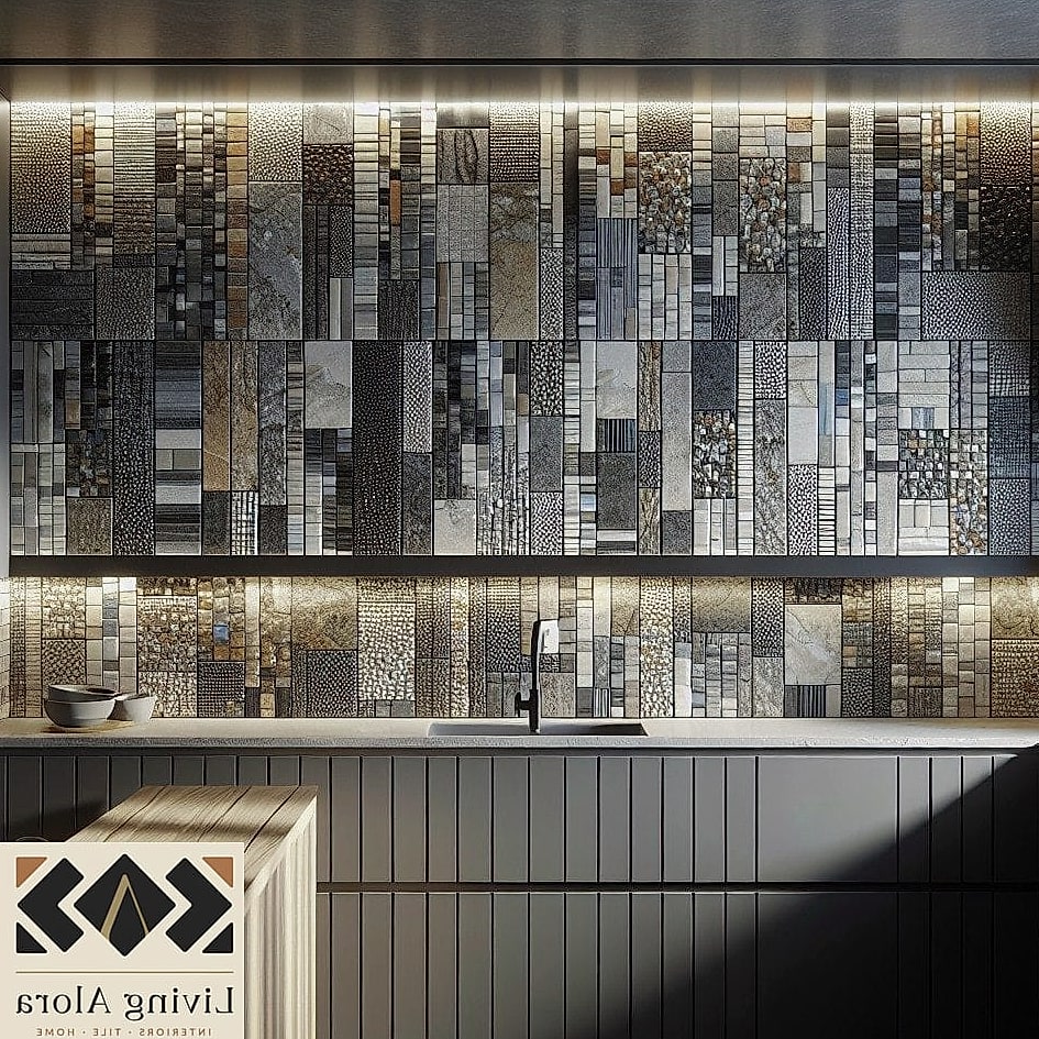 Mixed Material Backsplash