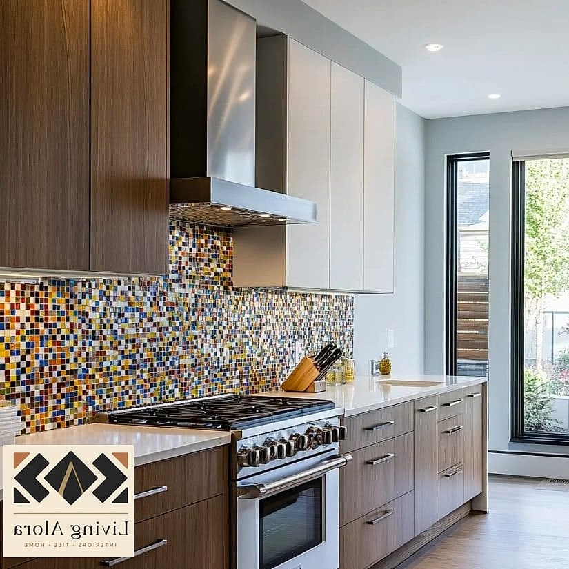 22 Modern Backsplash Ideas Perfect for Any Budget 22 Mixed Material Backsplash