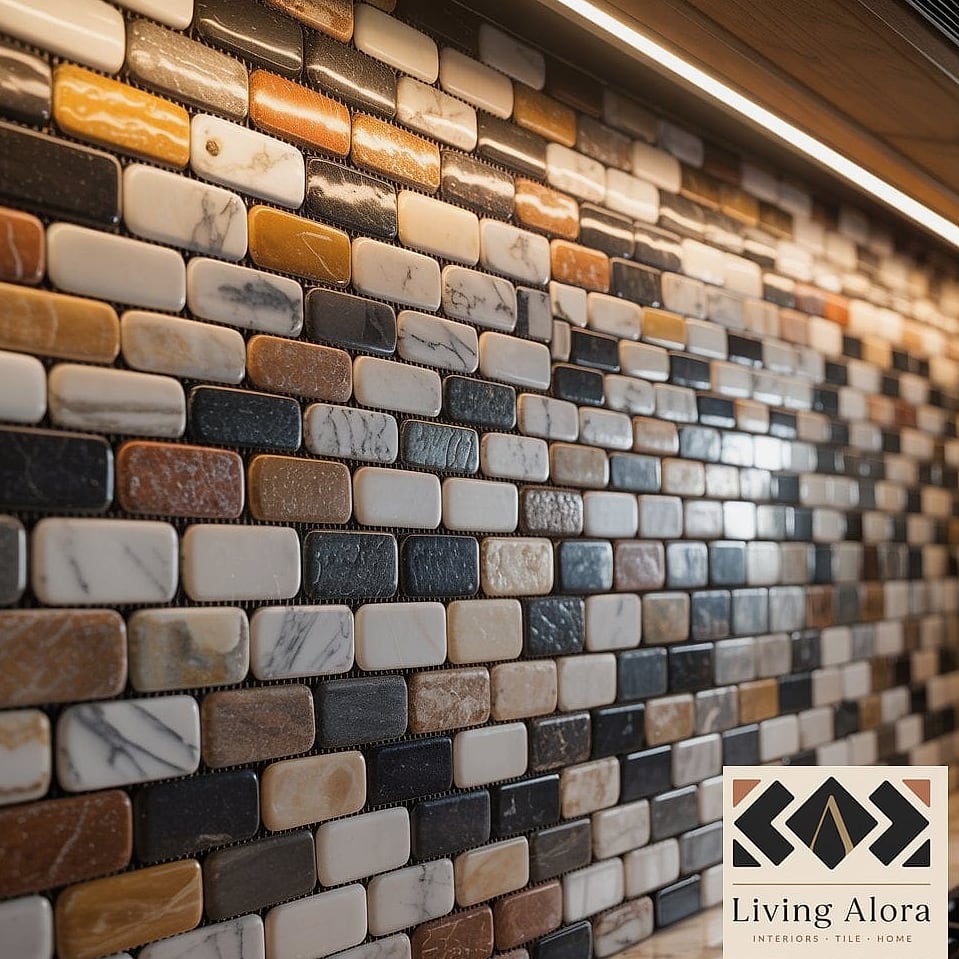 Mixed Natural Stone Mosaic Blend