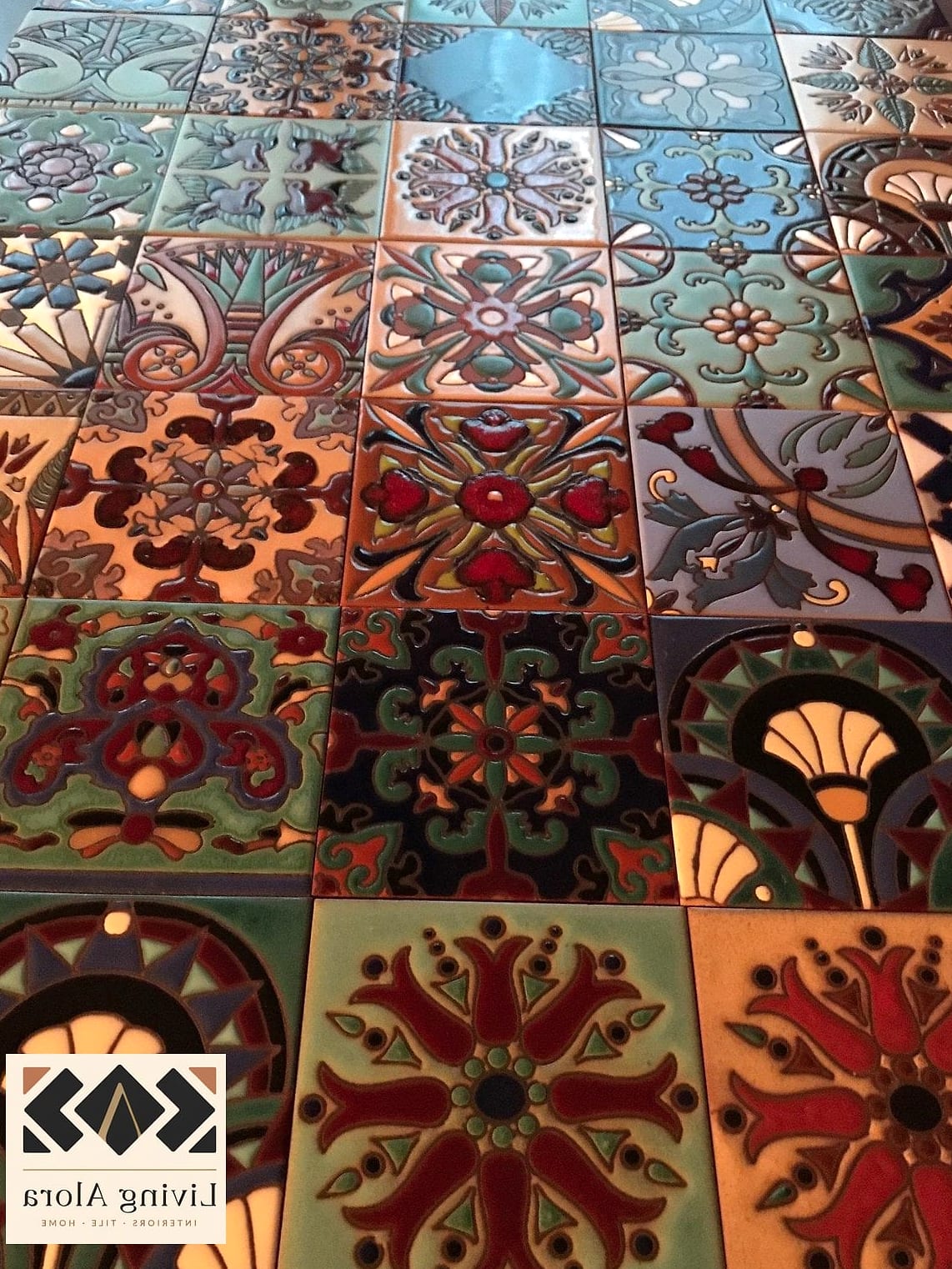 19 Spanish Tile Ideas That Will Change How You See Your Home 19 Mixed Pattern Bathroom Floor