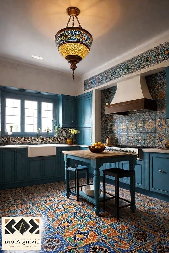 Moroccan-Inspired Mosaic for Bold Pattern Lovers