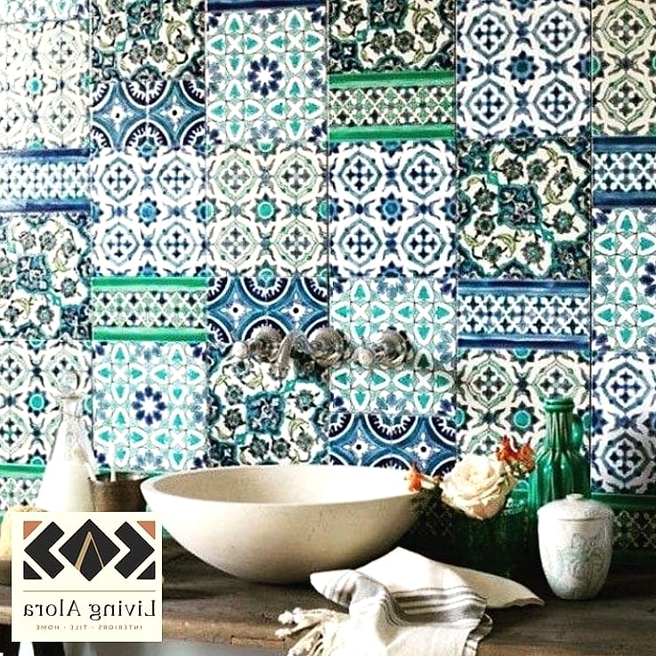 20 Geometric Tile Ideas to Inspire Your Next Renovation 4 Moroccan-Inspired Cement Tile Floors