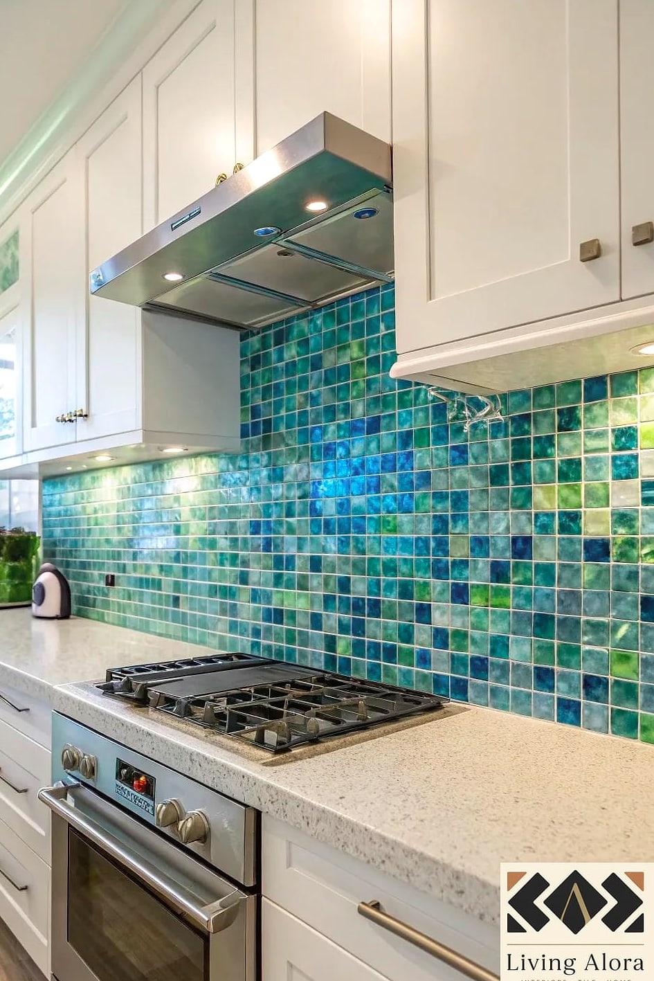 15 Kitchen Backsplash Ideas That Will Transform Your Space 10 Mosaic Glass Tile