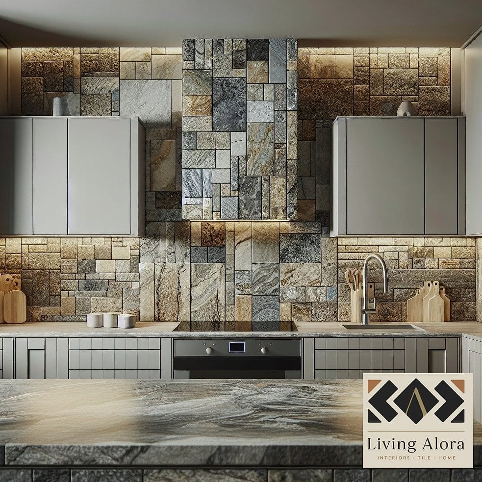 18 Modern Backsplash Ideas That Designers Keep Coming Back To 9 Natural Stone with Visible Veining