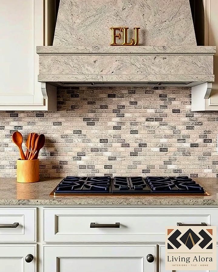 22 Modern Backsplash Ideas Perfect for Any Budget 19 Natural Stone Mosaic