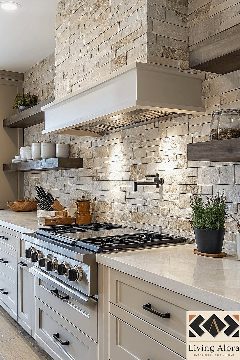 Natural Stone with a Honed Finish