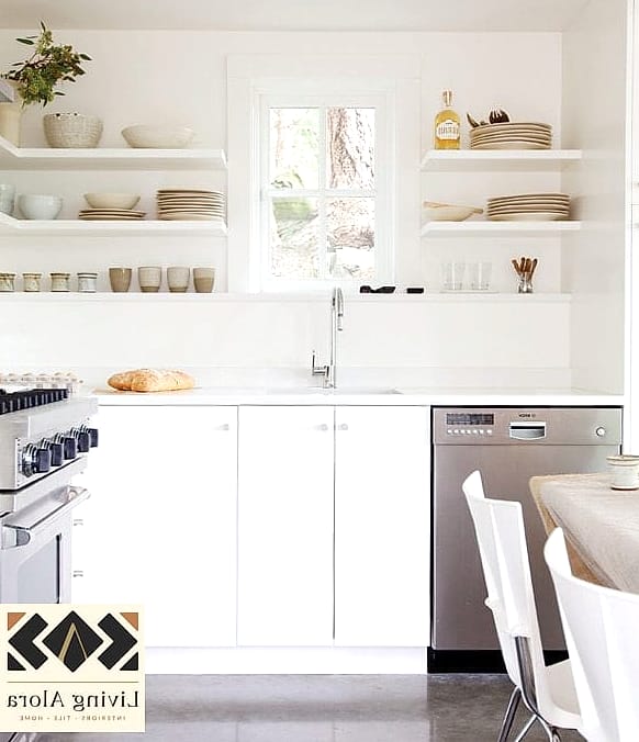 Open Shelving for a Lighter Feel