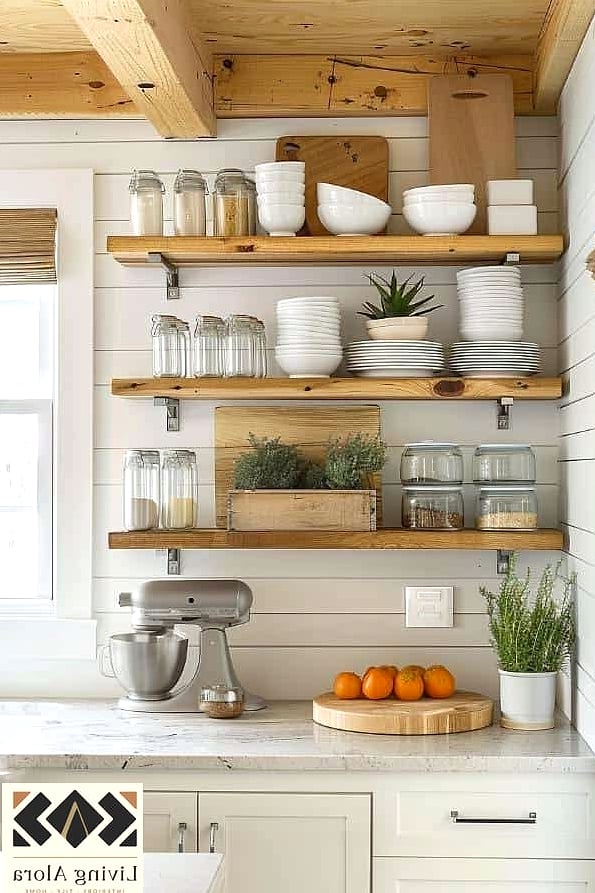 9 Latest Kitchen Ideas Worth Stealing From Interior Designers 6 Open Shelving Mixed With Closed Cabinets