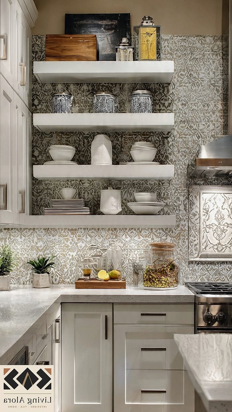 Open Shelving as the Focal Point