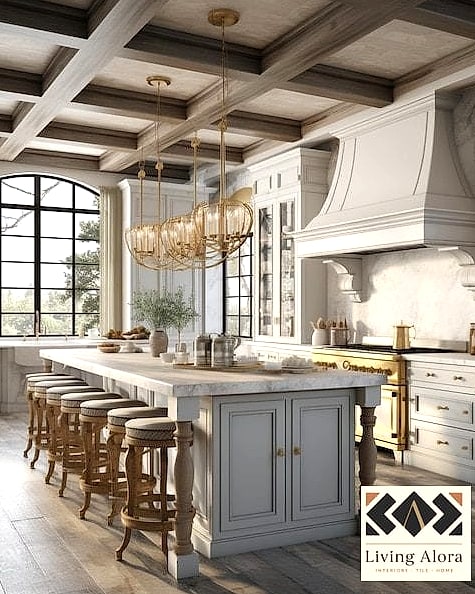 An Oversized Vintage-Style Light Fixture