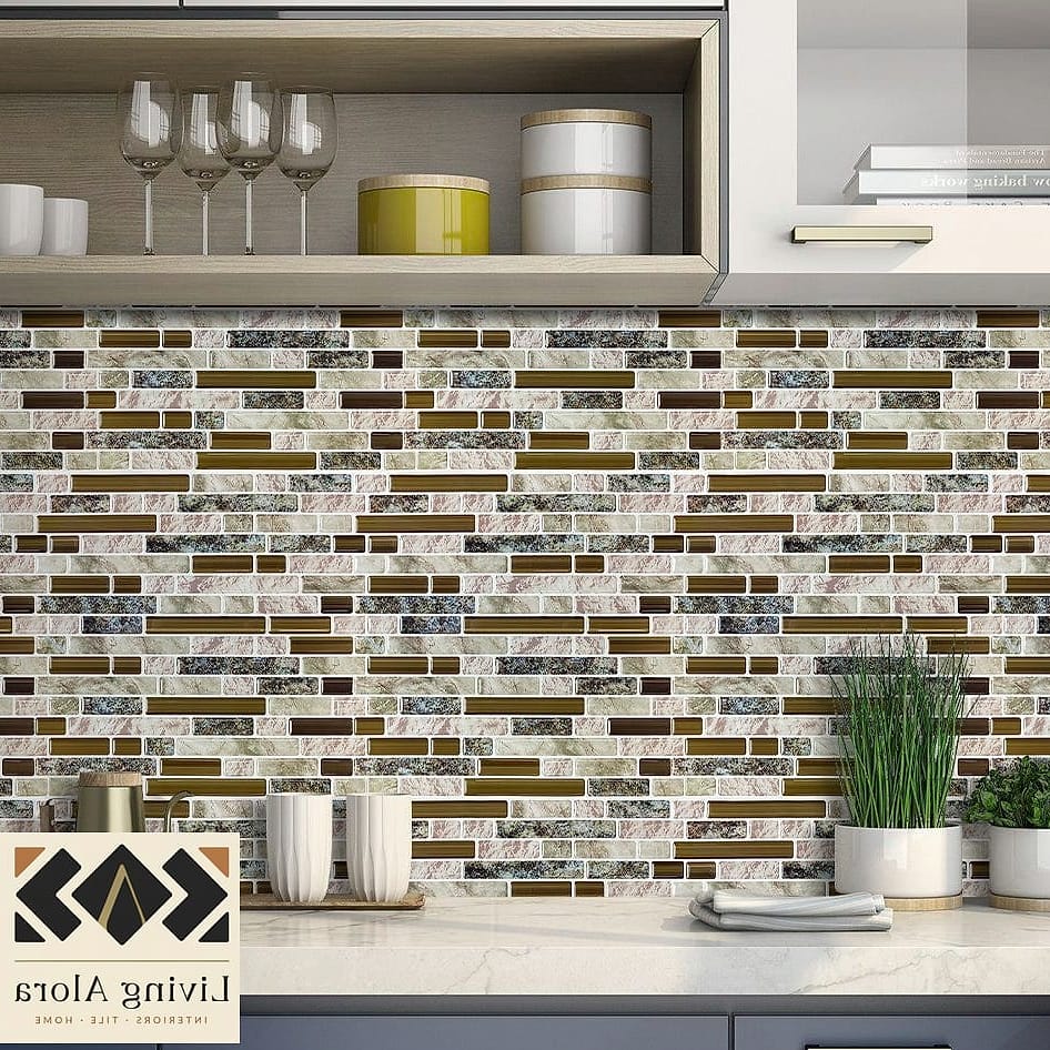 Peel-and-Stick Mosaic for Renters and DIY Budgets