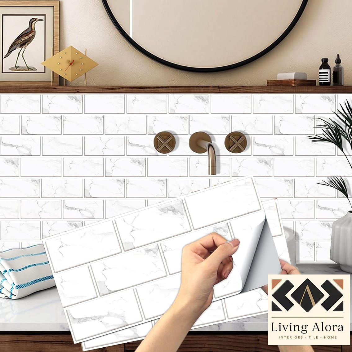 13 Modern Subway Tile Ideas That Will Transform Your Space 14 Peel-and-Stick Subway Tile for Renters