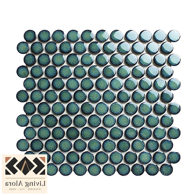 25 Square Mosaic Tile Ideas Perfect for Any Budget 3 Penny Round Mimic in Square Form