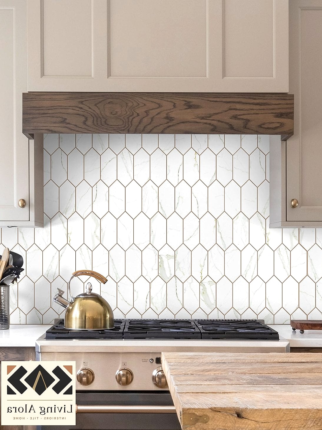 25 Picket Tile Ideas Worth Stealing From Interior Designers 26 Picket Tile Outdoor Kitchen Accent