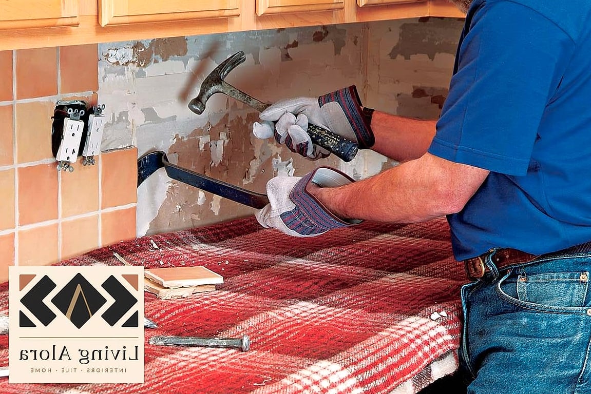 Protect Countertops with Rosin Paper