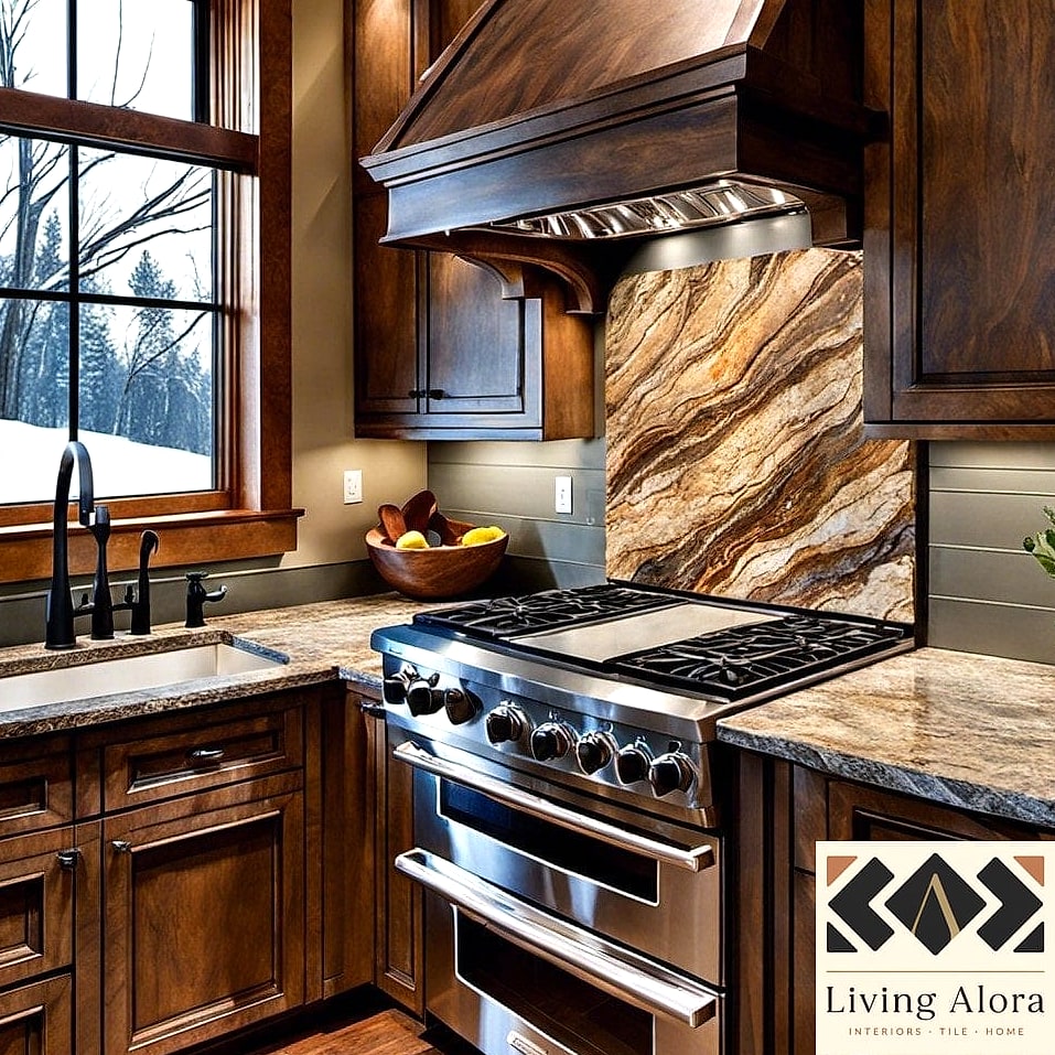Quartzite in Warm Gold Tones