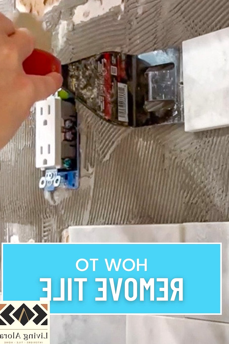 Remove Glass Tile with Extra Caution