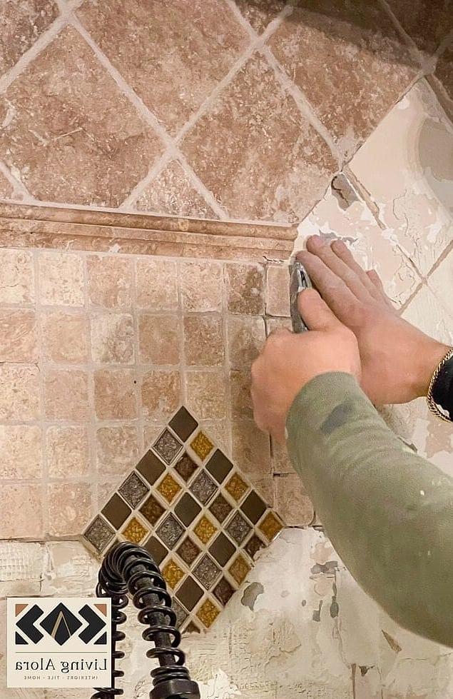 Score the Grout Lines First