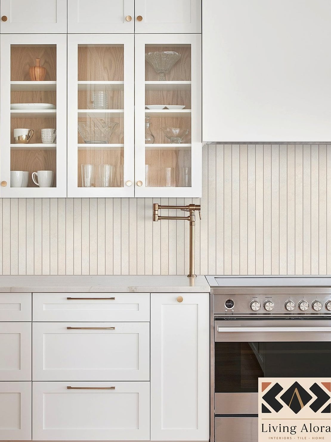 30 Backsplash for Modern Cabinets Ideas to Inspire Your Next Renovation 31 Simple Matte White Tile with Minimal Grout Lines