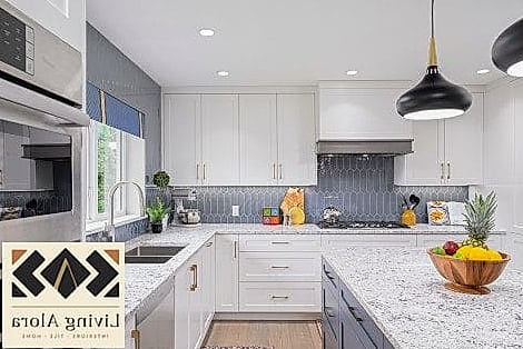 19 Backsplash for Busy Granite Stylish Tile Ideas to Inspire Your Next Renovation 18 Simple Picket Tile in Off-White