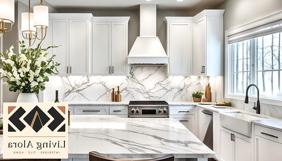 14 Quartz Backsplash Ideas That Will Transform Your Space 8 Small Kitchen Quartz Backsplash