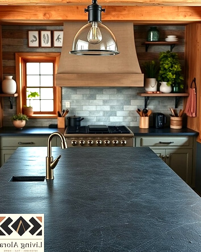 Soapstone with a Natural Patina