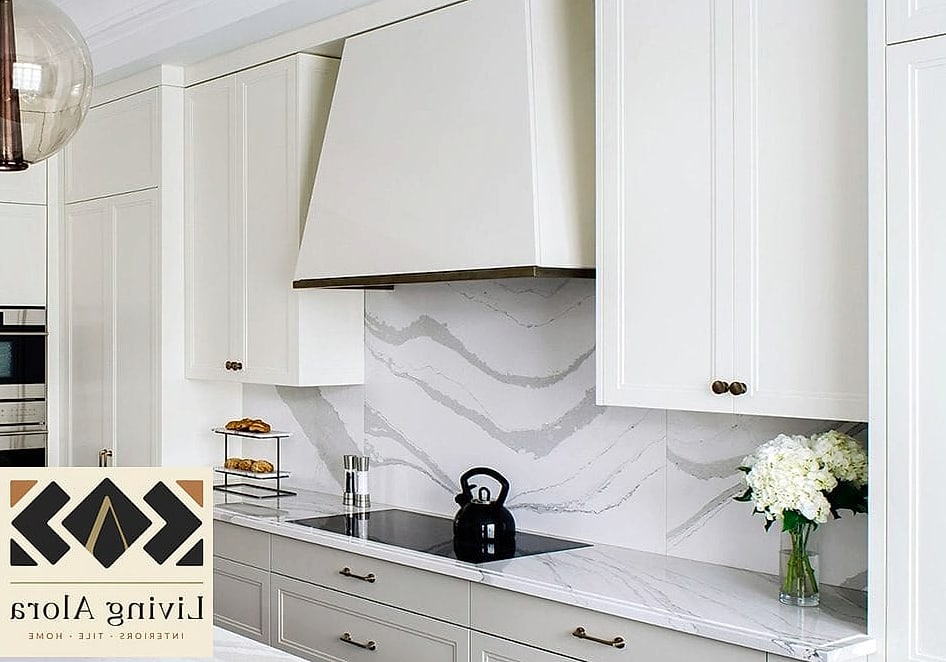 Soft White Quartz with Subtle Veining