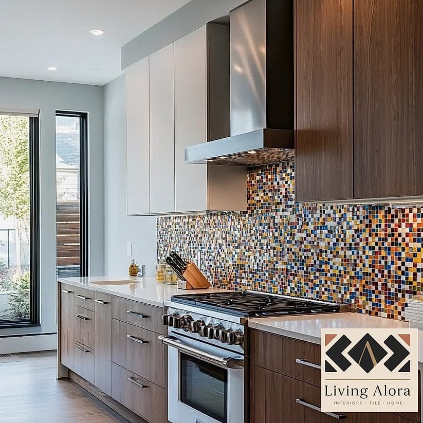 30 Backsplash for Modern Cabinets Ideas to Inspire Your Next Renovation 9 Stacked Rectangular Tile