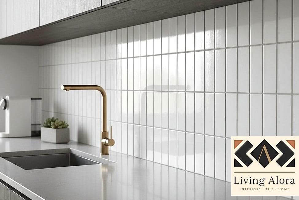 22 Glossy Subway Tile Ideas That Will Transform Your Space 8 Stacked Vertical Subway Tile
