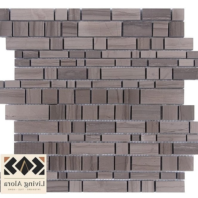 25 Square Mosaic Tile Ideas Perfect for Any Budget 15 Stacked Vertical Mosaic Columns