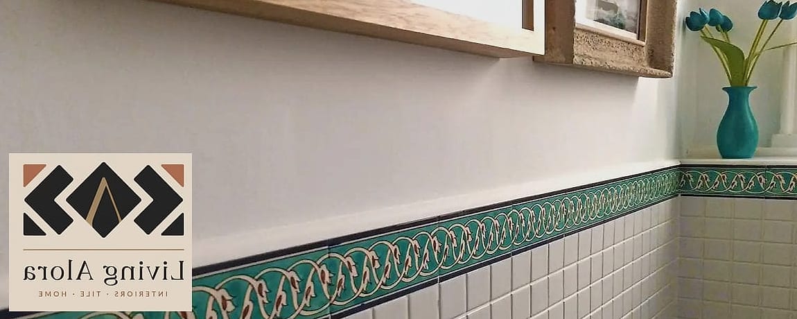 22 Glossy Subway Tile Ideas That Will Transform Your Space 13 Subway Tile with a Decorative Border