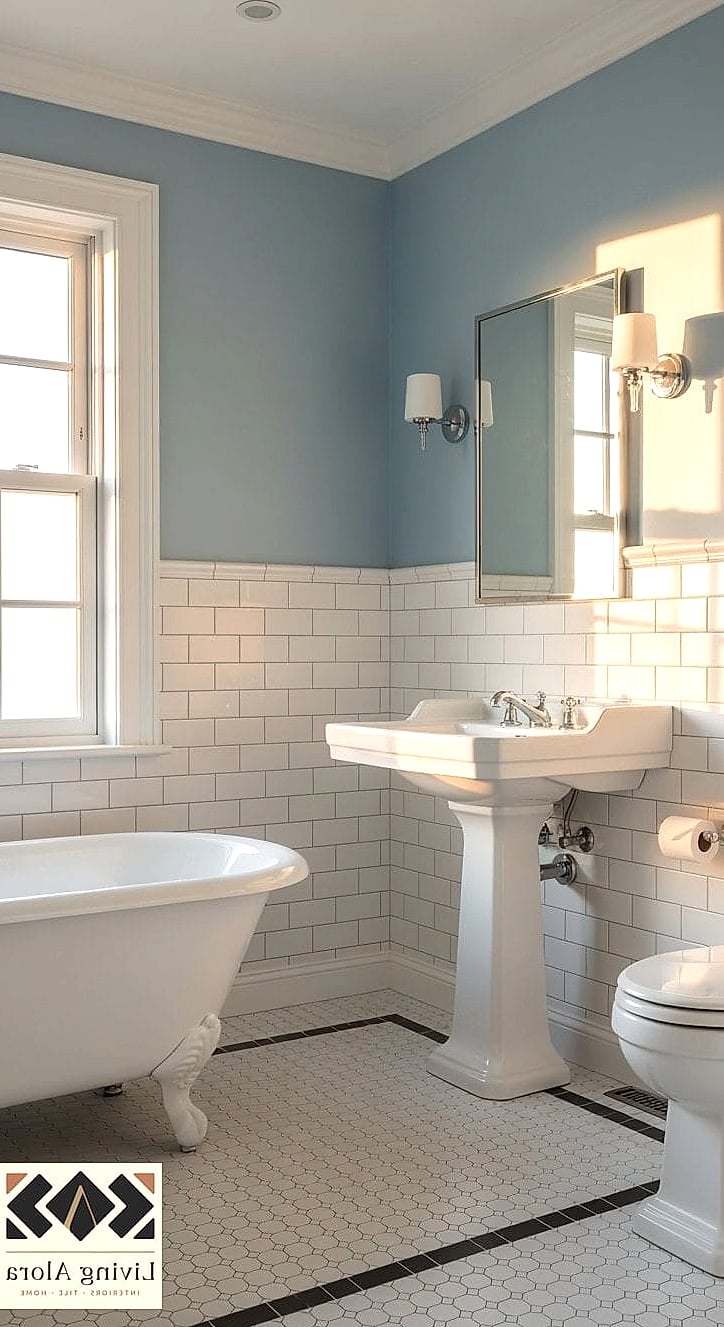 22 Glossy Subway Tile Ideas That Will Transform Your Space 22 Subway Tile Wainscoting