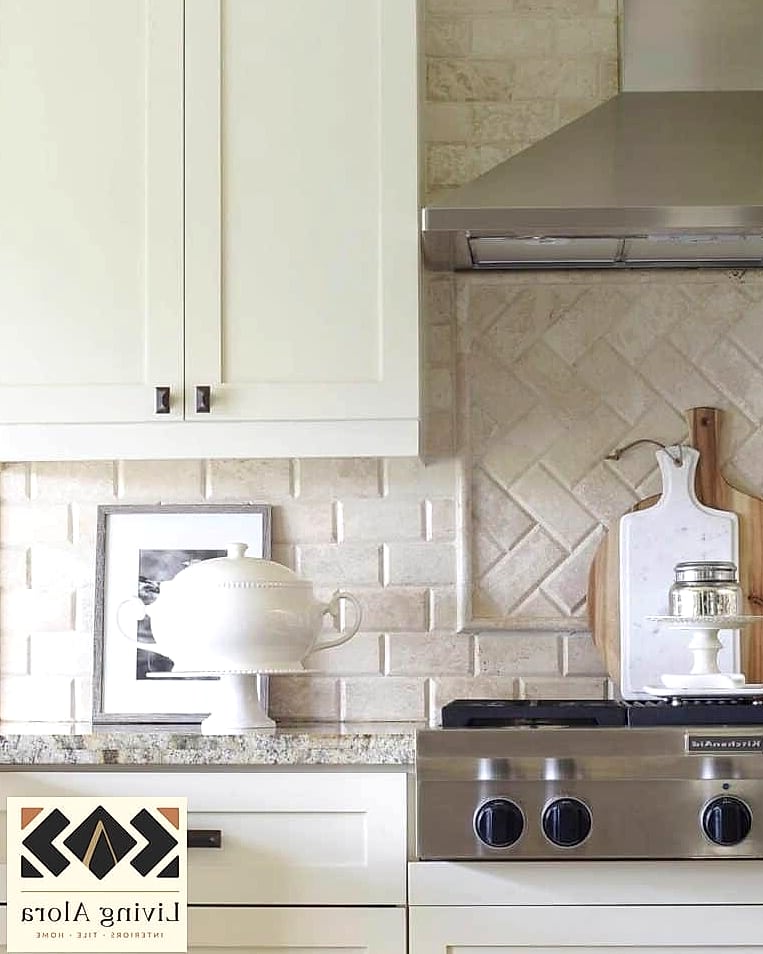 Subway Tile with Dark Grout