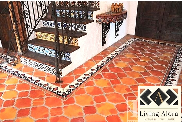 Terracotta Floor Tiles in an Entryway