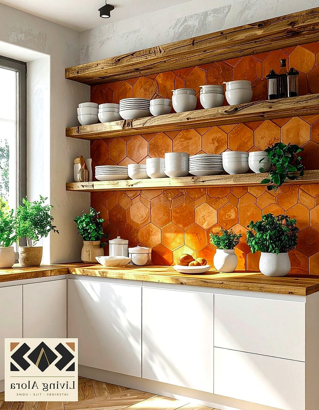 Terracotta Hexagon Tile