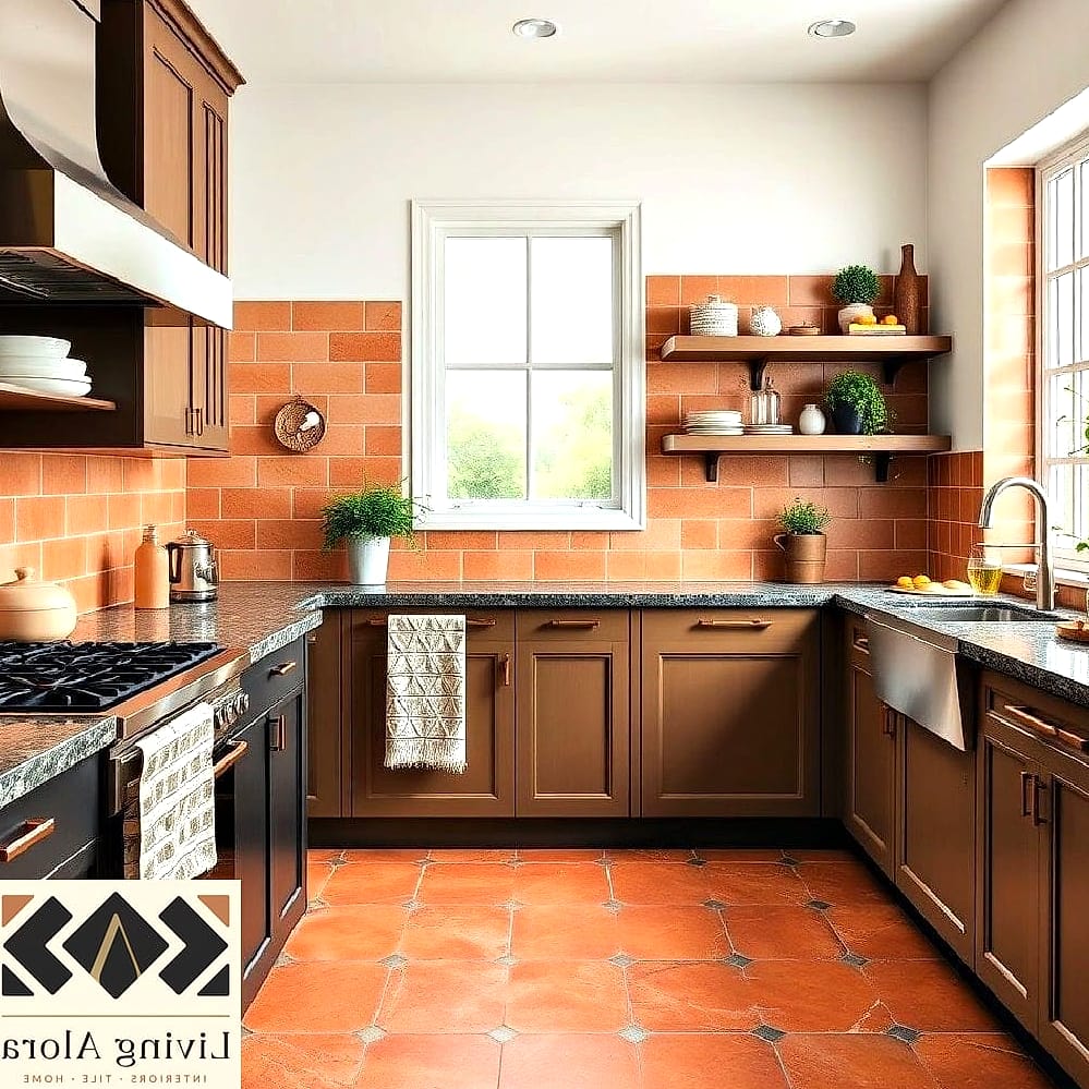 Terracotta or Rust Grout
