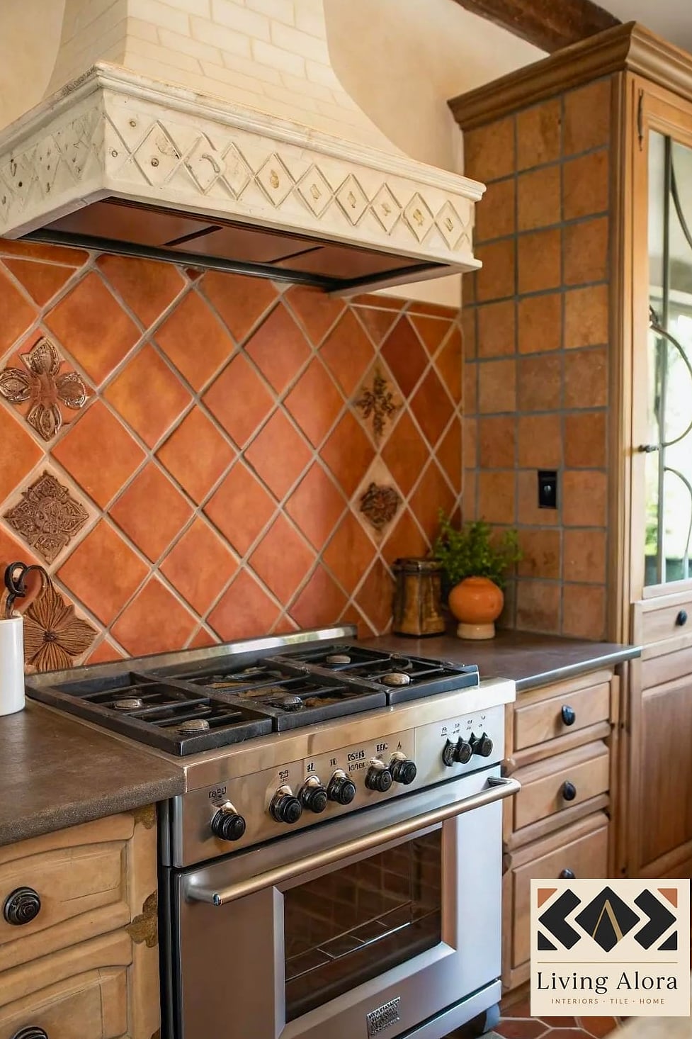 21 Stove Backsplash Ideas Perfect for Any Budget 12 Terracotta Tile for Warmth
