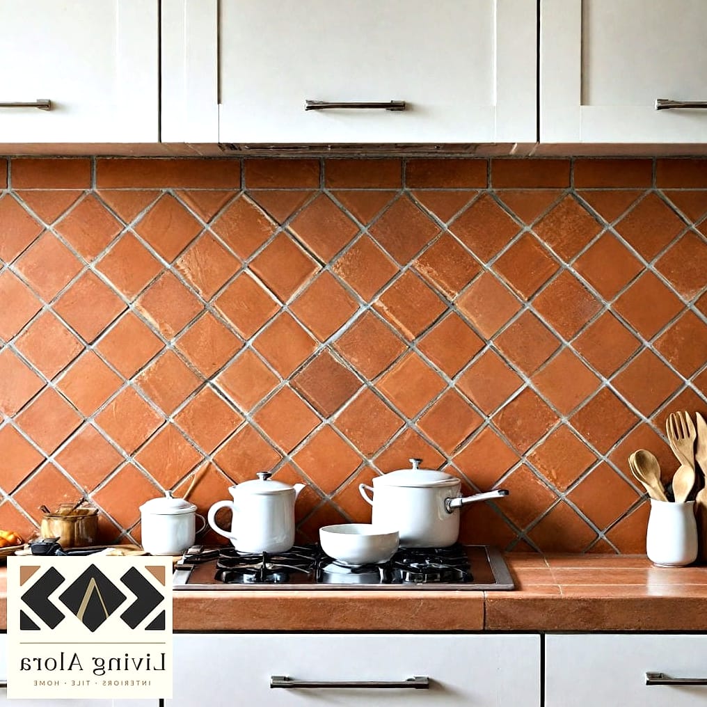 Terracotta Tile Backsplash