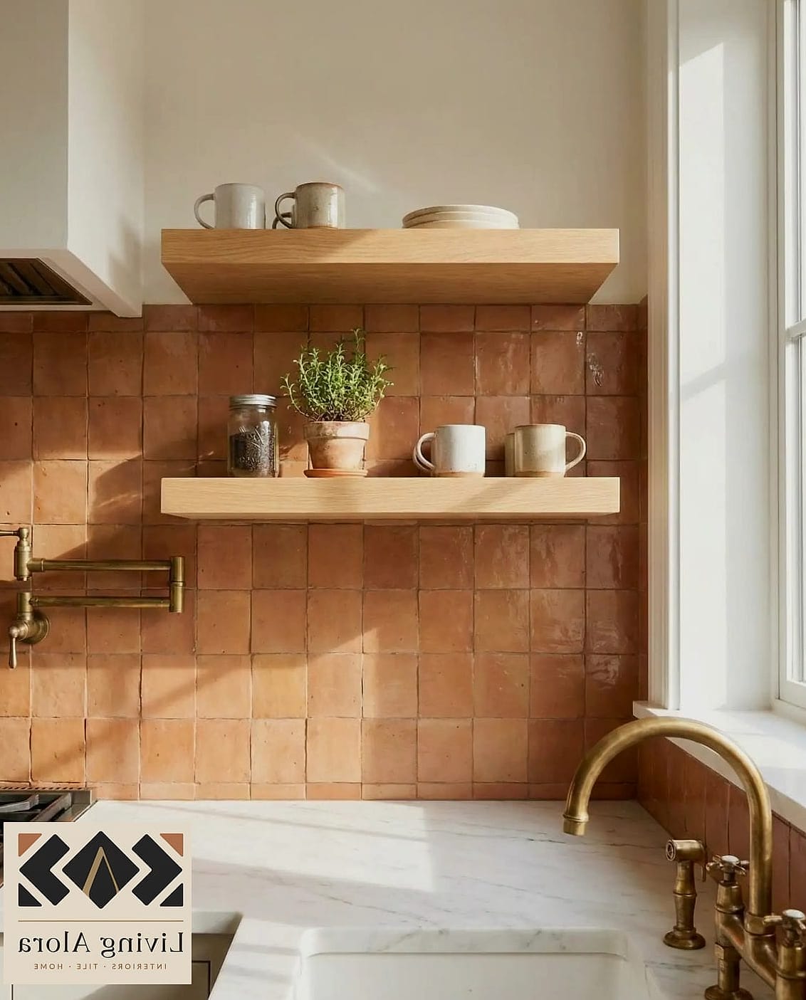 20 Modern Backsplash Ideas That Maximize Style and Function 18 Terracotta and Warm Earth Tones