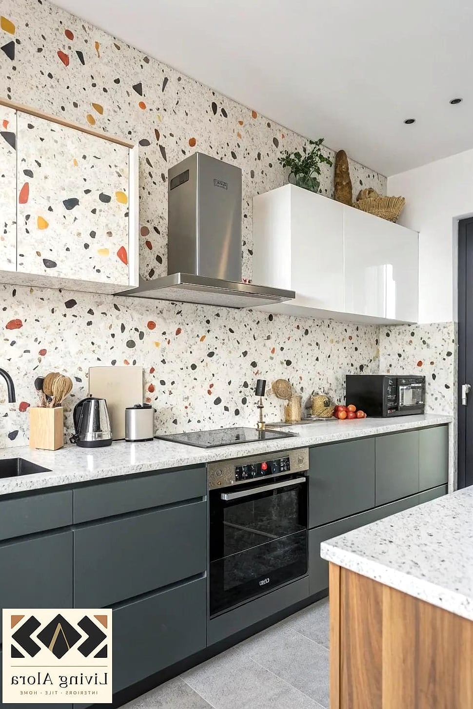 16 Contemporary Backsplash Ideas We Can't Stop Pinning 13 Terrazzo-Inspired Backsplash