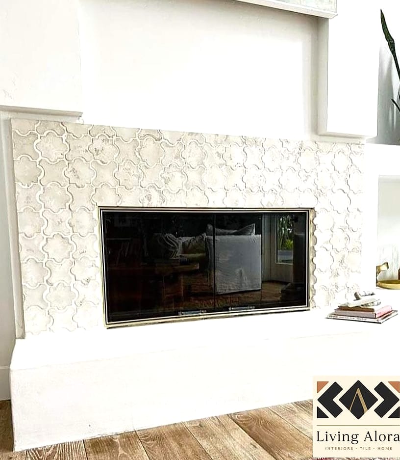 17 Handmade Tile Ideas That Will Transform Your Space 8 Textured Handmade Tile Fireplace Surround