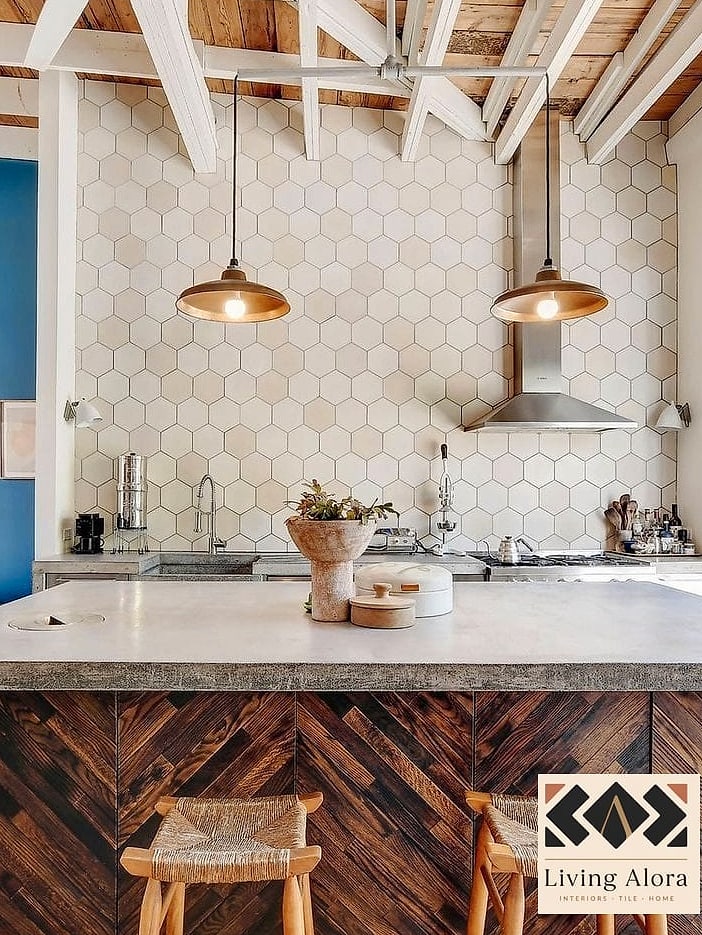17 Honeycomb Backsplash Ideas That Look Expensive But Aren't 15 Textured Honeycomb Tile for Depth and Interest
