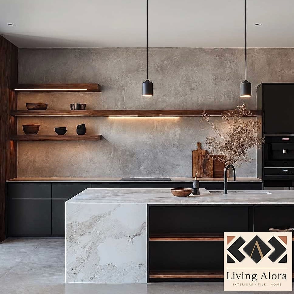 19 Modern Kitchen Ideas Worth Stealing From Interior Designers 13 Textured Plaster Walls