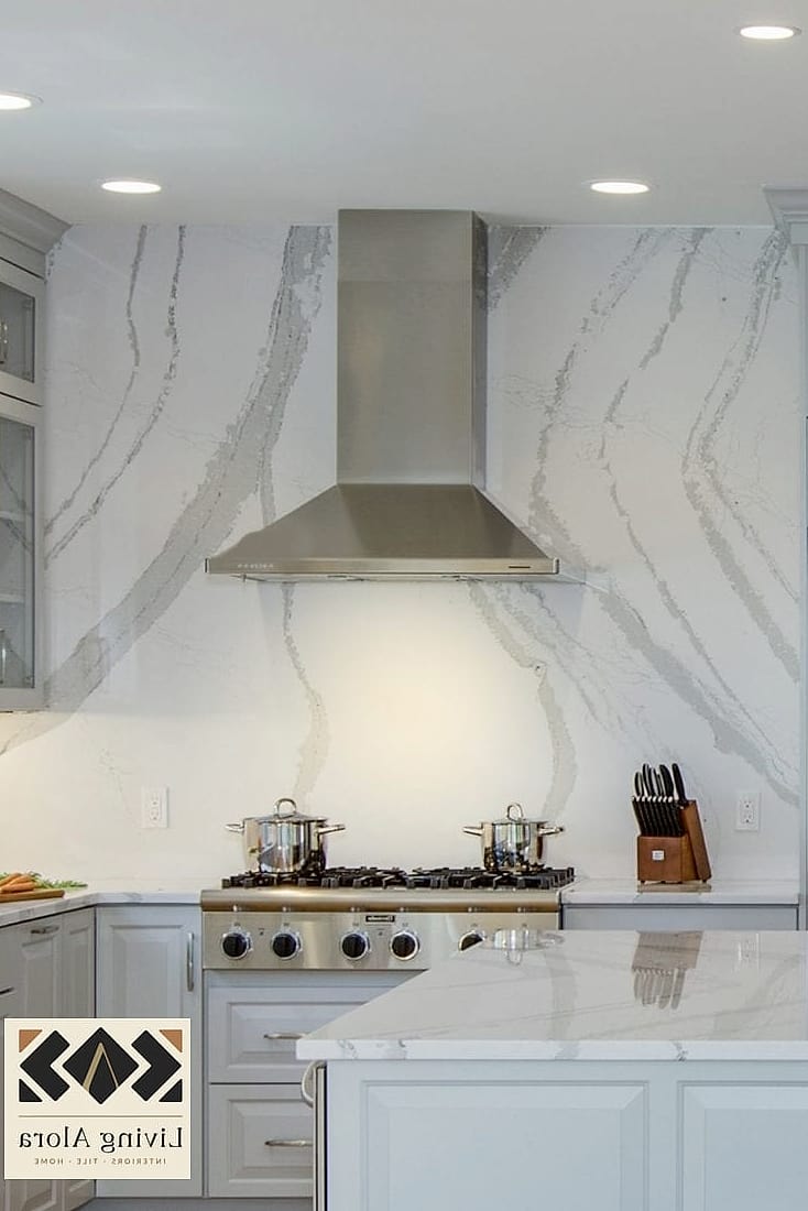 Textured Quartz for a Plaster-Like Finish
