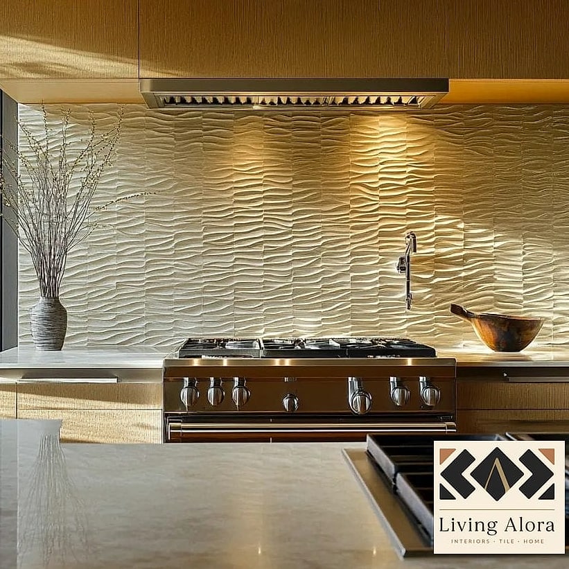 Textured 3D Tile for a Sculptural Wall