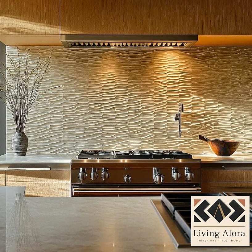 18 Modern Backsplash Ideas That Designers Keep Coming Back To 11 Textured Tile for Depth Without Color